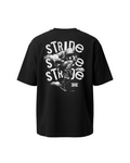 T-shirt Oversized Preta Stride