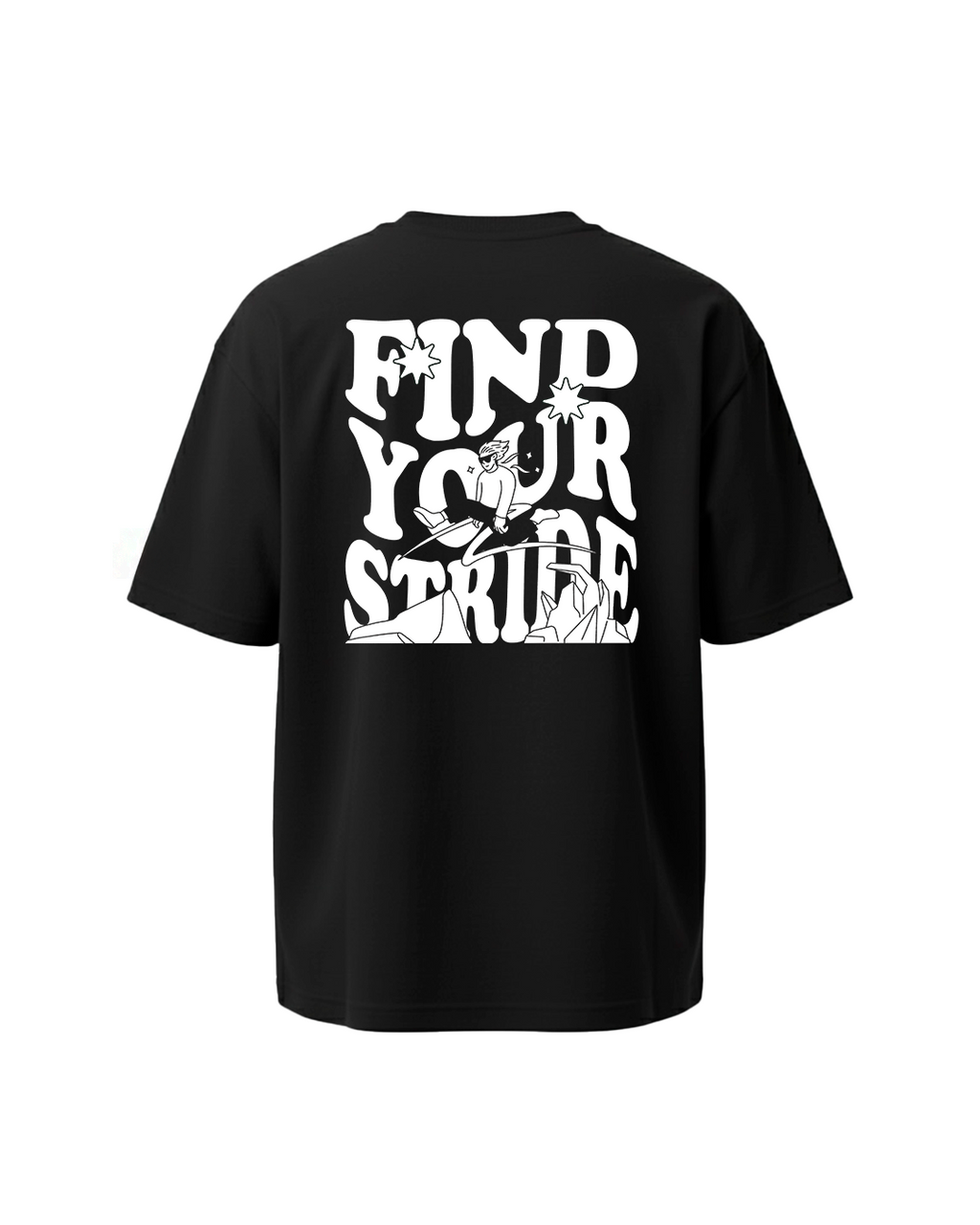 T-shirt Oversized Preta Your