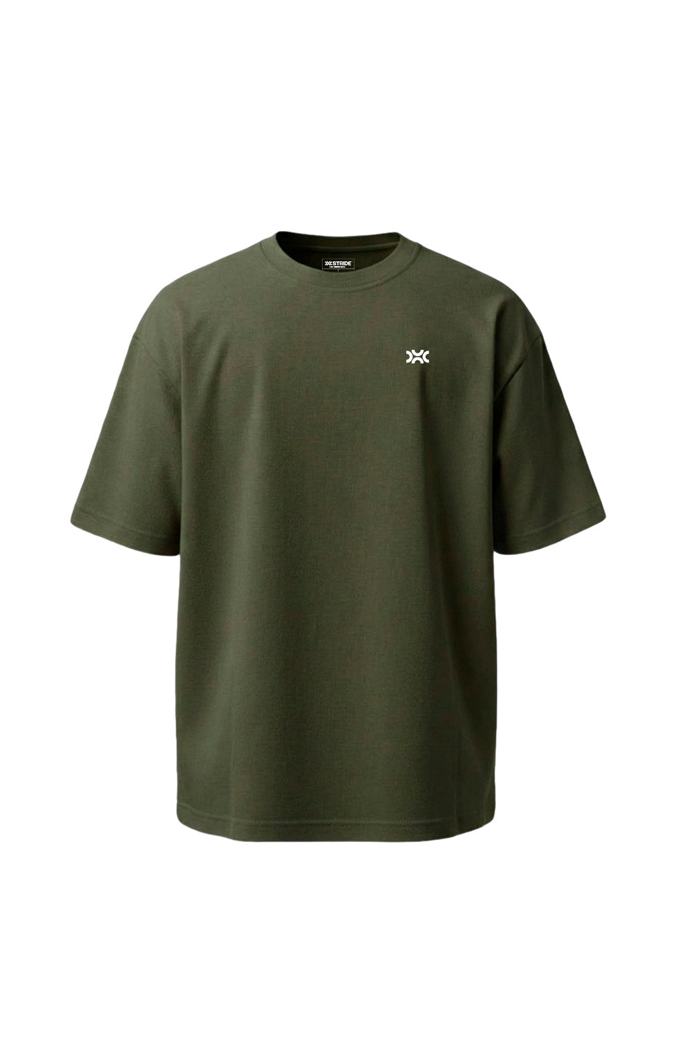 T-shirt Over Heavy Verde Militar