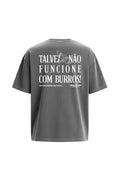 T-shirt Over Estonado Talvez Não Funcione