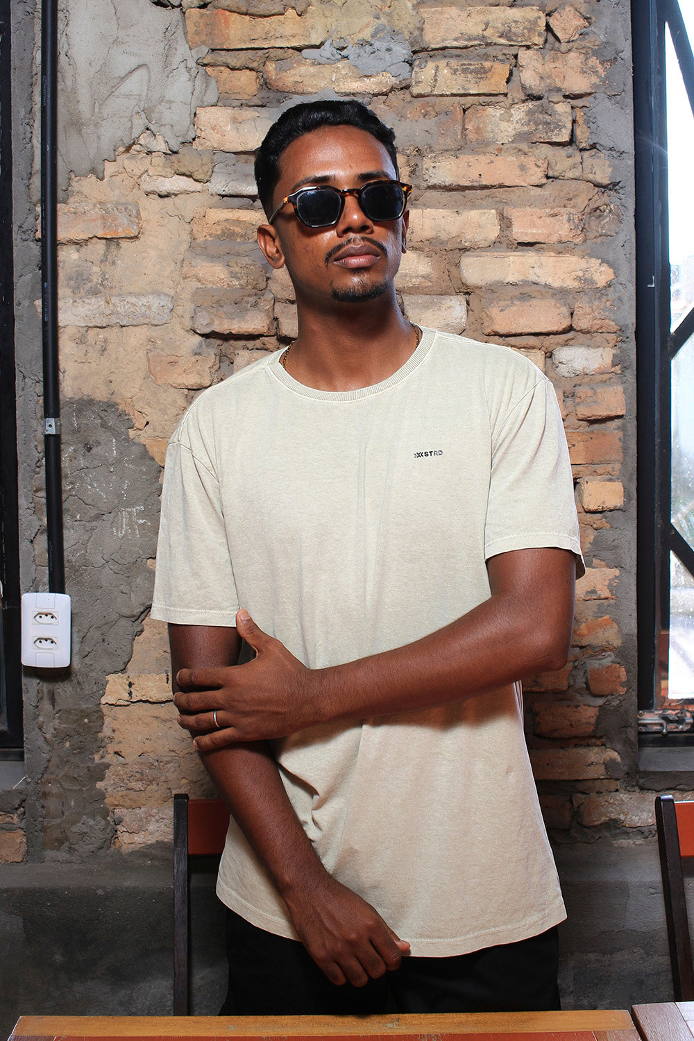 T-shirt Basic Estonada Creme