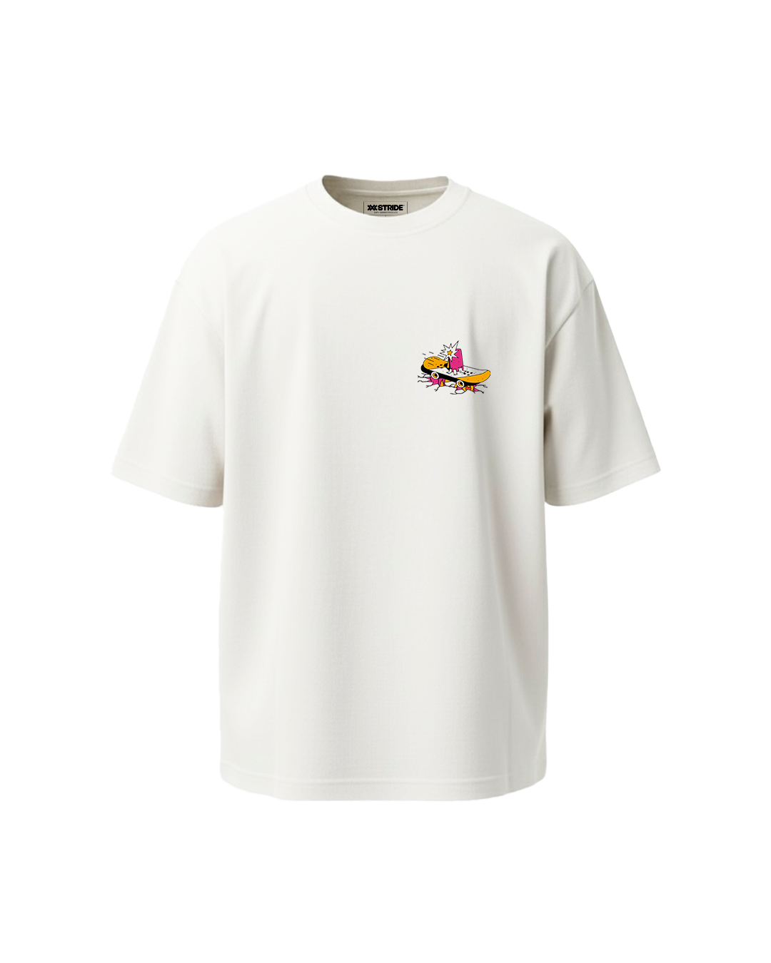 T-shirt Oversized Off White Overground