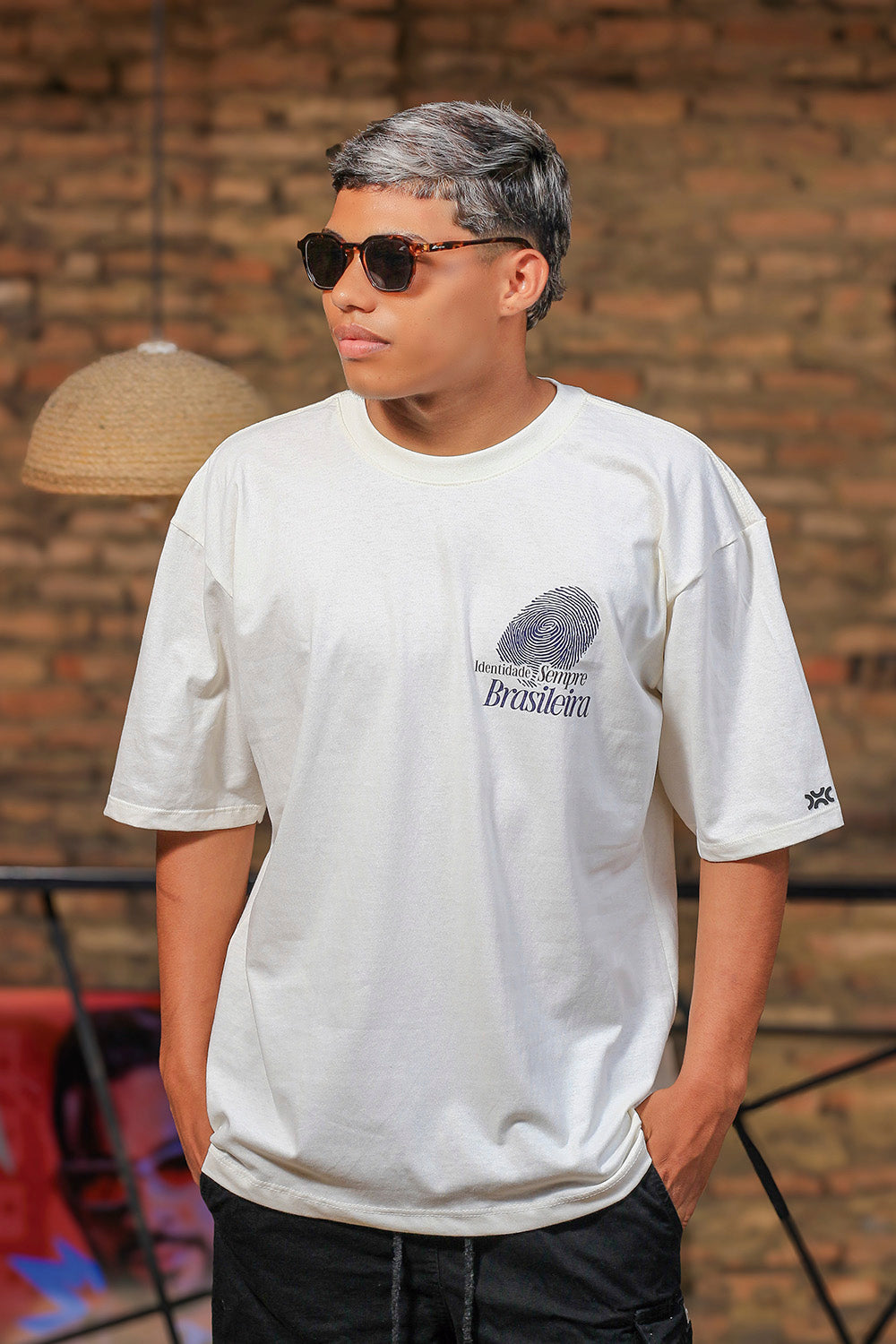 T-shirt Over Camiseta  Identidade Sempre Brasileira