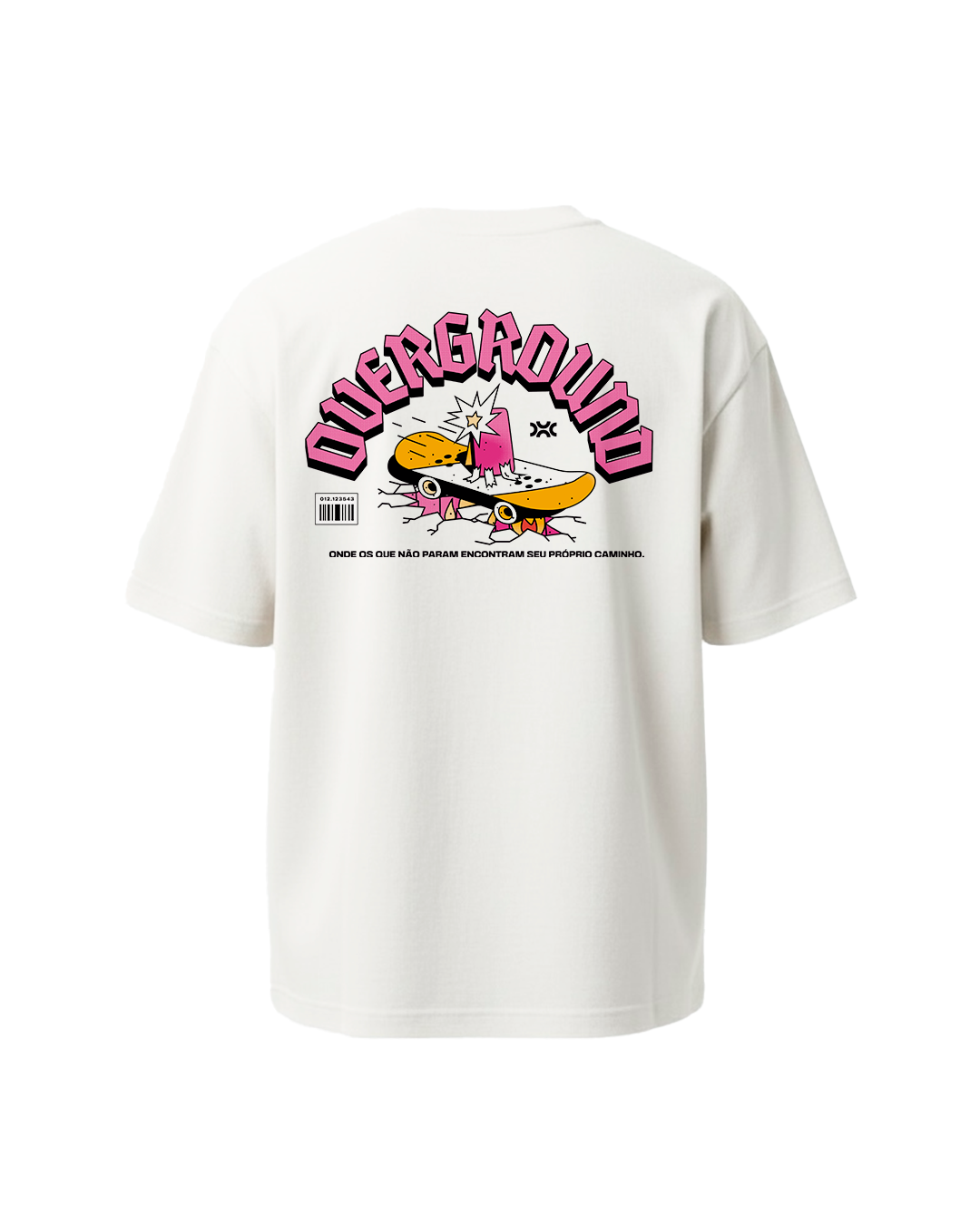 T-shirt Oversized Off White Overground