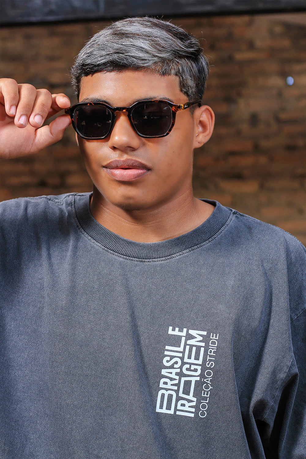 T-shirt Over Estonado Talvez Não Funcione