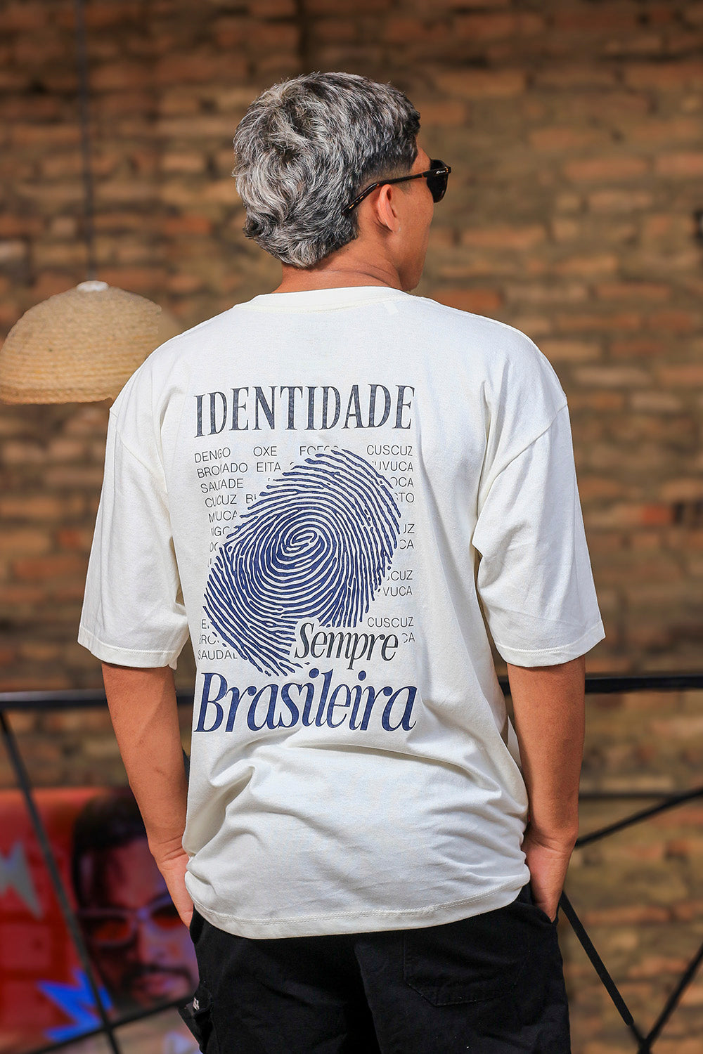 T-shirt Over Camiseta  Identidade Sempre Brasileira