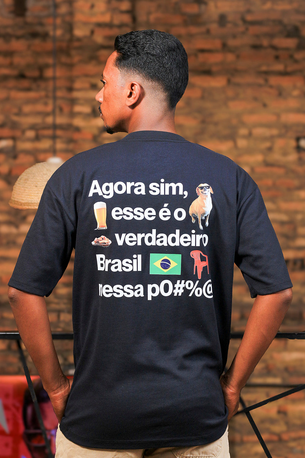 T-shirt Over Verdadeiro Brasil