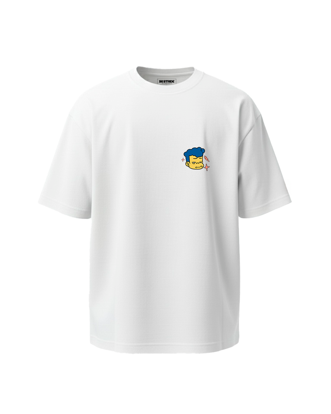 T-shirt Oversized Branca No Stress