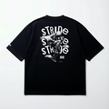 T-shirt Oversized Preta Stride
