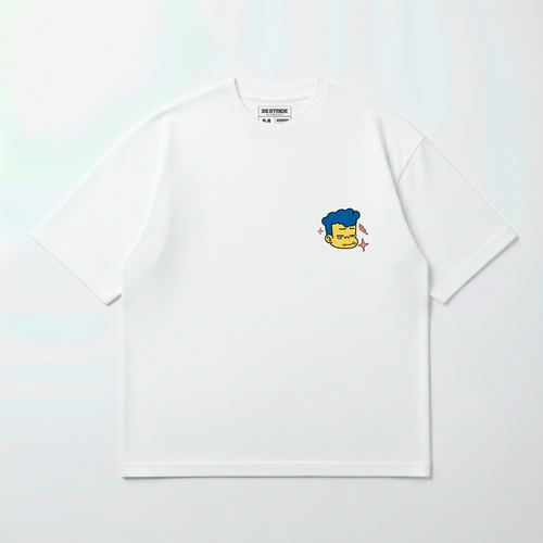 T-shirt Oversized Branca No Stress