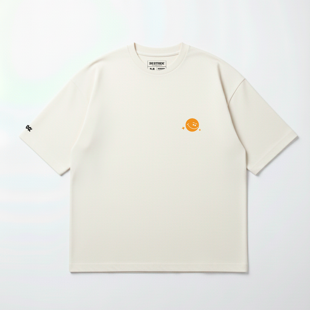 T-shirt Oversized Off White Move With