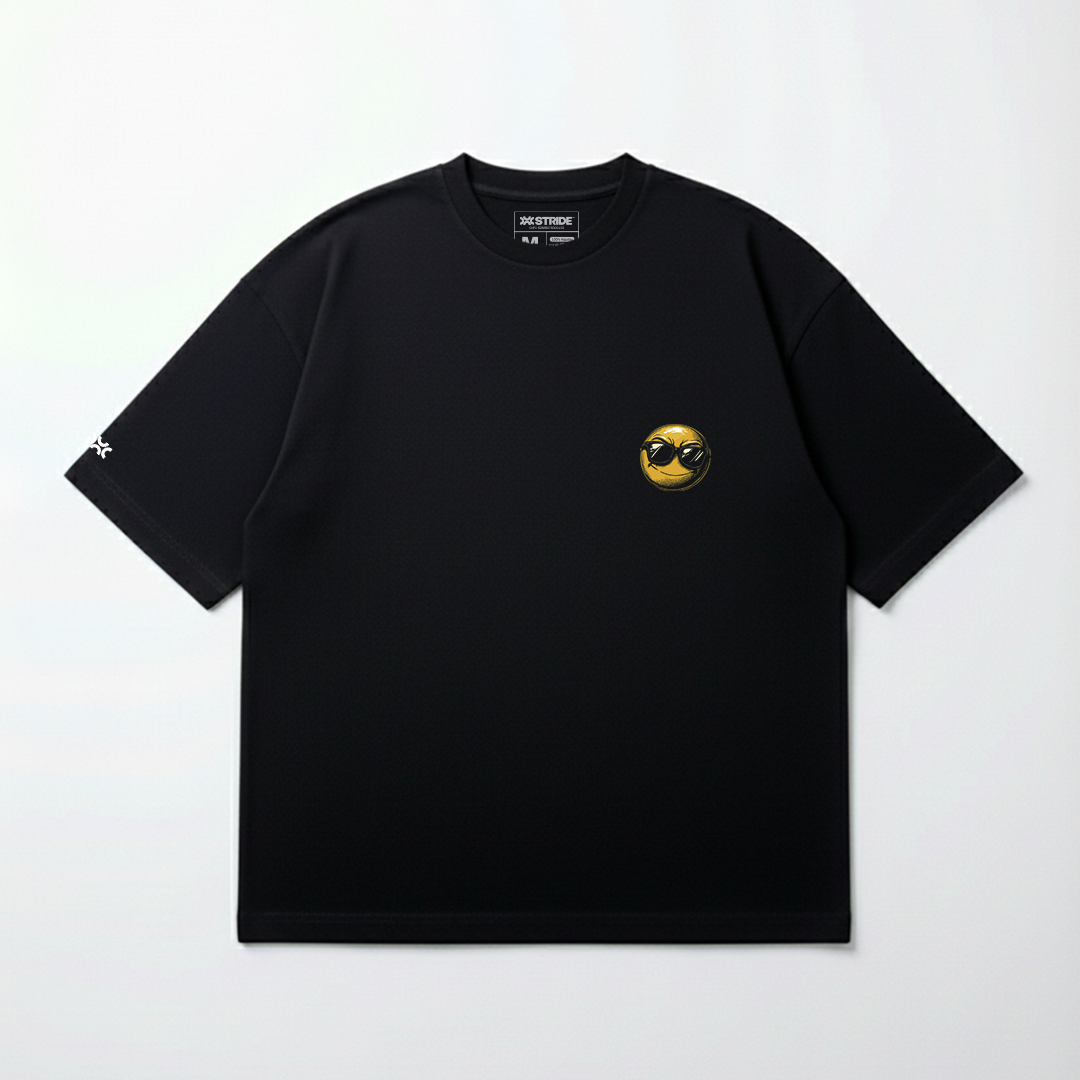 T-shirt Oversized Preta Passos