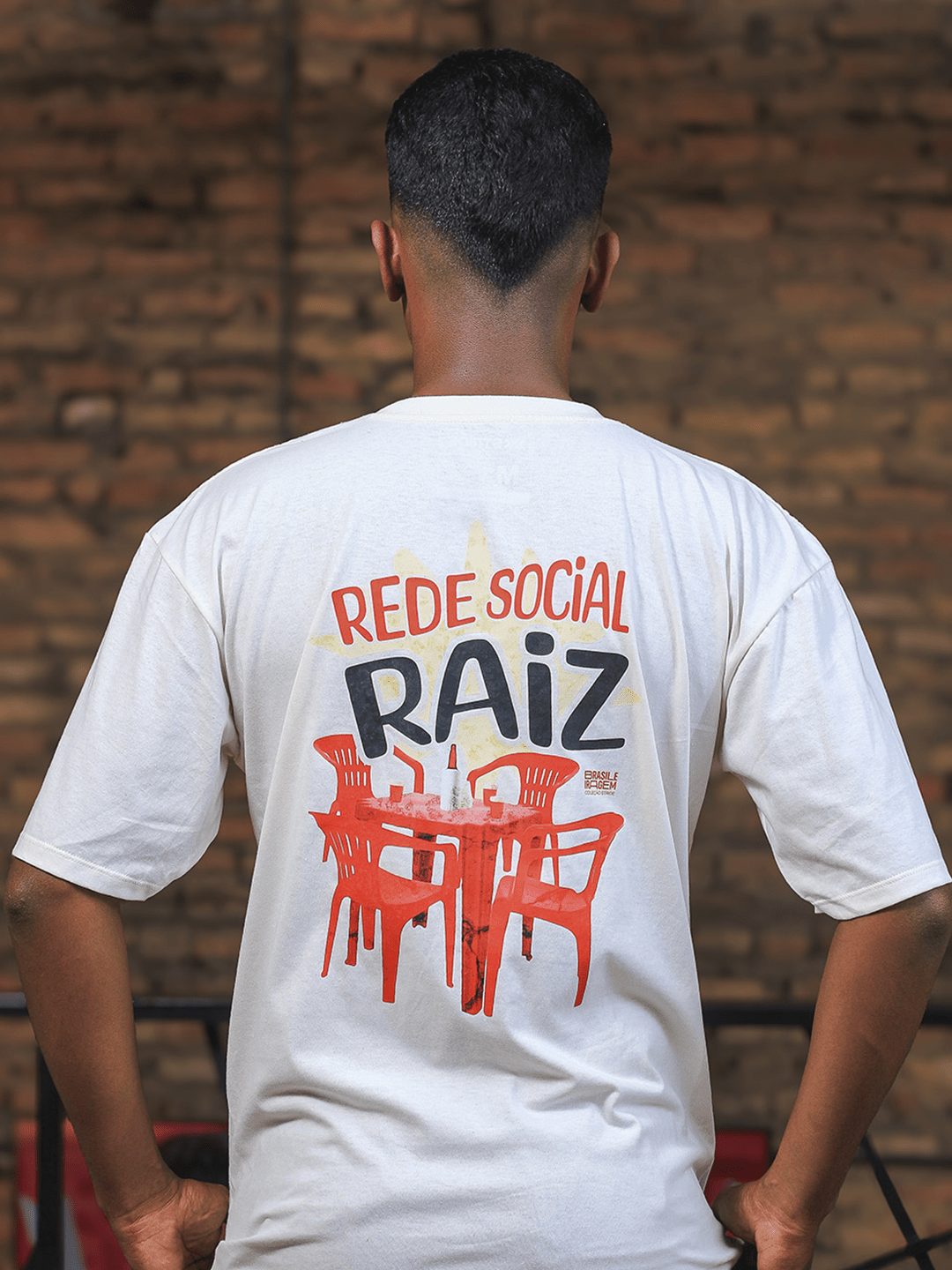 Camiseta Over Rede Social Raiz