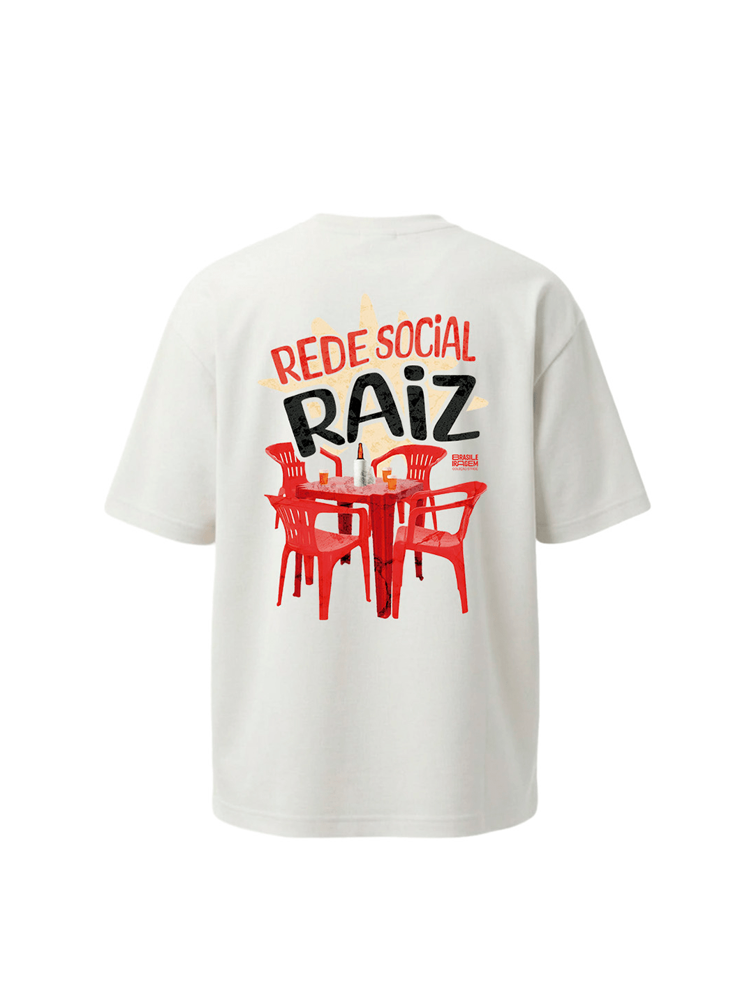 Camiseta Over Rede Social Raiz