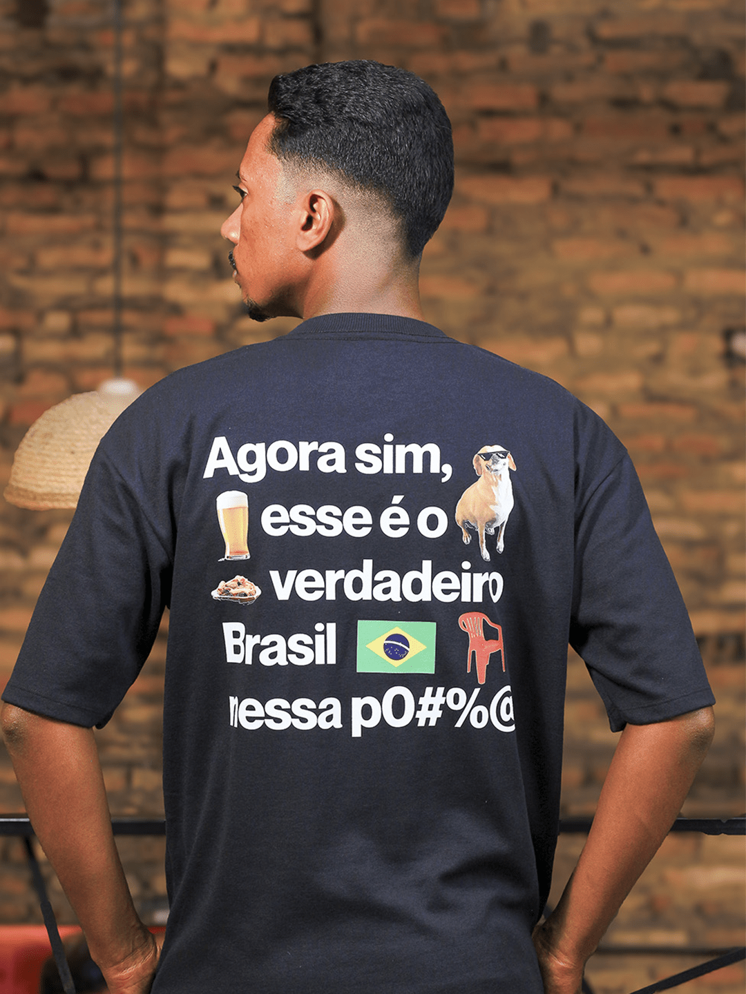 Camiseta Over Verdadeiro Brasil