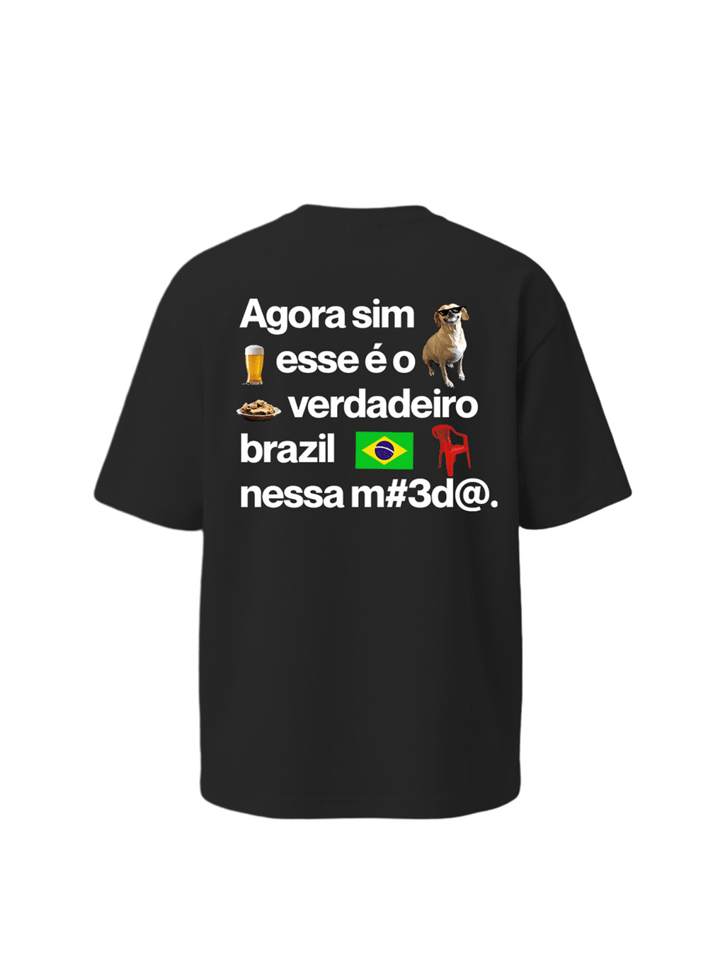 Camiseta Over Verdadeiro Brasil