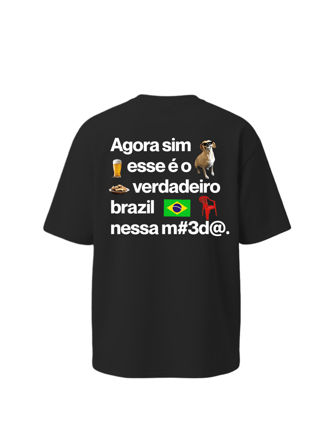 Camiseta Over Verdadeiro Brasil