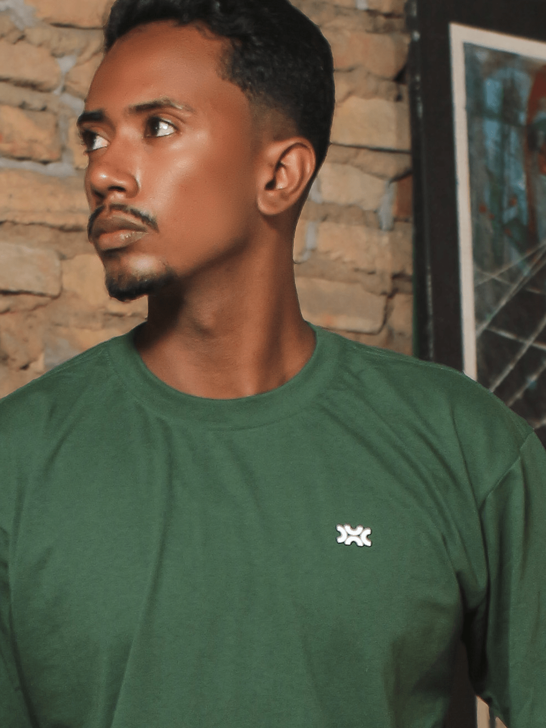 Camiseta Over Verde Escuro