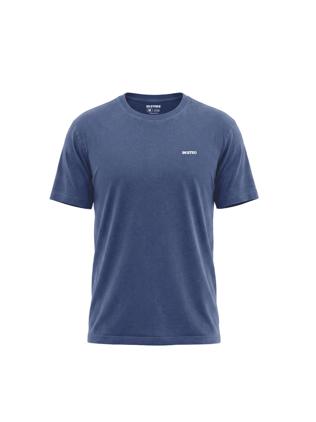 Camiseta Regular Estonada Azul