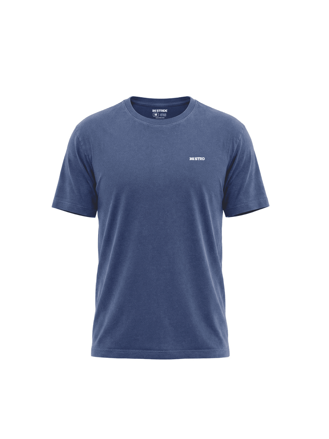 Camiseta Regular Estonada Azul